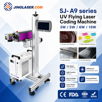 Machine de marquage laser UV haute vitesse 3W 5W 10W, imprimante laser en ligne pour bouteilles en plastique, masques, câbles, emballages de médicaments, PVC
