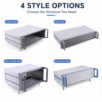 Boîtier électronique en aluminium sur mesure pour instruments industriels, systèmes de contrôle, modules d'alimentation, dispositifs de test, OEM ODM