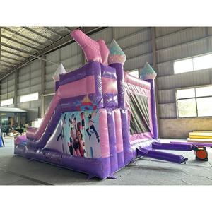 Castillo inflable comercial K-Pop Demon Combo Hunter con tobogán de agua para fiestas de cumpleaños en el patio trasero - Product Image 4