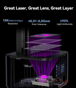 Imprimante 3D à résine UV Anycubic Photon Mono 4 Ultra, 7 pouces, 10K, 17μm, haute précision, impression rapide <span class=keywords><strong>max</strong></span> 120mm/h, purificateur d'<span class=keywords><strong>air</strong></span> en option - Product Image 2