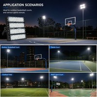Luz LED para Cancha de Baloncesto de 50W-600W, Iluminación para Estadios Deportivos al Aire Libre