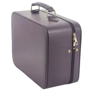 High Grade Travel Makeup Bag Case With Led Light Mirror Makeup Train Case Beauty Cosmetic Box Makeup Organizer Storage Box