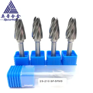 F Type tapered carbide M/F finish Tungsten Carbide Rotary Files Single/Double Cutter Rotary Burr