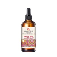 Huile Essentielle de Rose Rosa Damascena Pressée à Froid 100% Pure pour Soins de la Peau, Aromathérapie, Diffuseur, Massage Quotidien du Corps et du Visage