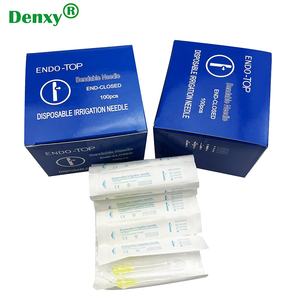 Embouts d'aiguille d'irrigation <span class=keywords><strong>Endo</strong></span> dentaire Denxy Trou simple/double 25mm 30G Aiguille d'irrigation latérale pour canaux radiculaires - Product Image 3