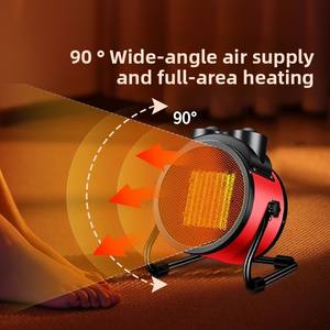 Chauffage électrique portable <span class=keywords><strong>mini</strong></span> en céramique 3000W, élément chauffant PTC avec fonctions de ventilation et d'éclairage pour la maison, la <span class=keywords><strong>serre</strong></span>, la ferme - Product Image 4