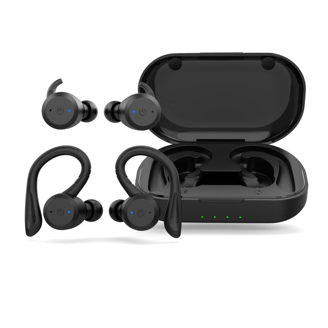 Ipx7 Real Waterproof Mini Led Bluetooth Tws Wireless Headset With Charging Cases in Ear Tws Earphone Sports Headphones LED JL