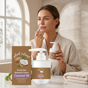 Creme Depilatório Facial de Óleo de Coco Herbal Mais Popular para Meninas, Uso Rápido e Suave para Todos os Tipos de Pele - Product Image 2