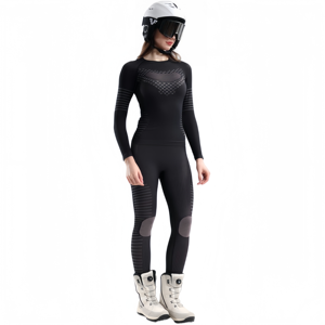 Ensemble de <span class=keywords><strong>sous</strong></span>-vêtements thermiques de <span class=keywords><strong>ski</strong></span> à compression à séchage rapide pour femmes, <span class=keywords><strong>sous</strong></span>-vêtements thermiques ajustés et respirants pour les sports de plein air, support OEM - Product Image 5