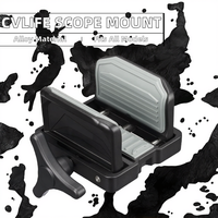 Support de lunette de visée universel en alliage d'aluminium CVLIFE pour une acquisition optimale des cibles, adapté aux lunettes de visée sportives et tactiques
