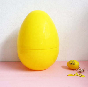 Hongen Wholesale Hot Selling 2pcs Child Factory Price Jumbo Clear <b>Plastic</b> Easter <b>Egg</b>-Waterproof & Durable - Product Image 2