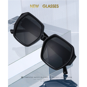 Gafas <span class=keywords><strong>de</strong></span> Sol Únicas XY17025 Hexagonales para Deportes al Aire Libre, Estilo Y2K, Lentes Poligonales Irregulares, Montura Grande, Patillas Anchas, para Hombre y Mujer - Product Image 4