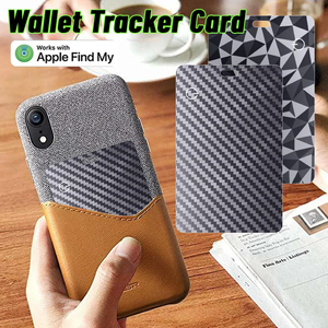 Localizzatore GPS per Portafogli Solo per iOS, Ricarica Wireless, Impermeabile IP68, Localizzatore di Oggetti per Etichette Bagagli, Passaporti, Borse - Product Image 1