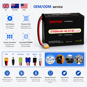 Batterie de drone 46,2 V 37000 mAh 8C à prix compétitif avec connecteur XT90, OEM disponible - Product Image 3