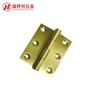 Yihuaxing Metal Brass Hinge 2 Inch Brushed Copper Furniture Door Hardware Minimalist Design - Product Image 4