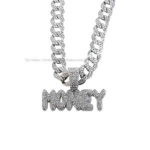 Collar Cubano Ecológico Estilo Hip-Hop Urbano con Cadena de Cuerdas y Letras MONEY, para Hombre, con Personalidad de Protagonista - Product Image 5