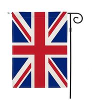 Drapeau britannique de haute qualité pour l'extérieur, 30x45cm, en polyester, durable, épais, imperméable, adapté au jardin