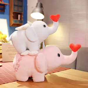 Elephant Yanxiannv Wholesale New Hot Sale Cute Animal Dolls Big Ears Elephant Plush Soft Toy Doll Pillow