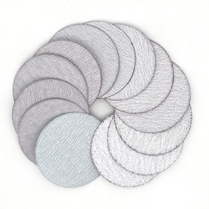 2Inch 49MM <span class=keywords><strong>60</strong></span> à 1200 Grit Blanc Corindon Sand Hook and Loop Sandpaper Outils abrasifs Disque de ponçage pour voiture Polissage Bois - Product Image 4