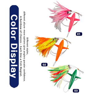 Leurre de pêche Sea Bird Teaser 4,7 pouces pour la pêche en haute mer, leurre en ligne pour thon et marlin - Product Image 1