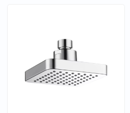 Modern <strong>4</strong> <strong>Inch</strong> <strong>Square</strong> ABS Ceiling Rain <strong>Shower</strong> <strong>Head</strong> Water Saving Bathroom Faucet Accessory for Hotels Apartments Overhead Use - Product Image 2