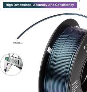 TINMORRY PETG-Eco <b>3D</b> <b>Printer</b> Filament 1.75 mm Blue Purple Plastic Spool for Chameleon Galaxy Printing - Product Image 2