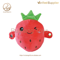 Juguete de Peluche Educativo Musical para Bebés, Piano de Frutas, Algodón PP Bordado, Súper Suave, con Sonido Inductivo, Plátano