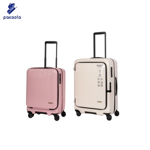 2024 máy tính xách tay cabin trường hợp cứng hành lý với USB sạc cổng 20 inch PC cứng Side vali với phá vỡ hệ thống - Product Image 4