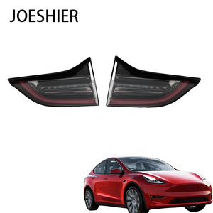 Accessoires automobiles JOESHIER, feux arrière 4 broches pour Tesla M3 2017-2020, ensemble de phares, feux de jour à LED, lentille de phare. - Product Image 1