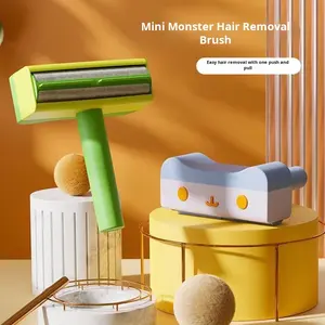 Neues Kunststoff-Hunde-und Vogel-Katzenhaarentferner-Rollen bürste Umwelt freundliches hand gehaltenes Tier pflege werkzeug für Badezimmer und Bett - Product Image 2