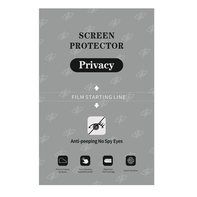 Super-Privacy 3H Nano Glass Matte 28  Privacy PET  Screen Protector Cutting Machine Film 120*180mm  0.28  Korea Anti-shock