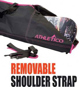 Échantillon gratuit Sac à dos de voyage pour équipement de ski rembourré ODM/OEM Sac à dos à roulettes pour snowboard avec roues pour l'avion - Product Image 3