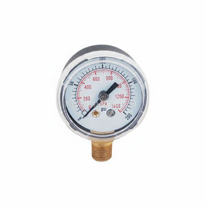 เกจวัดแรงดันมาตรฐานแบบปรับศูนย์ได้ ขนาด 40 มม. ตัวเรือนเหล็กสีดำแบบขันเกลียวรัศมี รุ่น Y40D ที่ผลิตโดยผู้ผลิต - Product Image 1