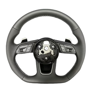 Nouveau volant en cuir pour <span class=keywords><strong>Audi</strong></span> R8 A3 8P A4 A5 <span class=keywords><strong>A6</strong></span> C8 A7 Q2 Q3 Q5 Q7 Q8 S3 S4 S5 S6 S7 RS3 RS4 RS5 RS6 RS7 accessoires de voiture - Product Image 1
