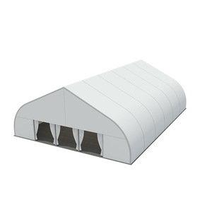 Carpa Tipo Tubo de Gran Espacio, de Tela Oxford Rectangular, Impermeable, para Exposiciones y Ferias Comerciales - Product Image 1