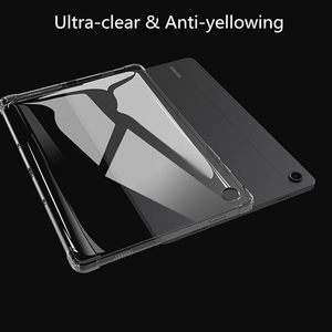 Custodia per Tablet Anti-goccia a quattro angoli per <span class=keywords><strong>Samsung</strong></span> <span class=keywords><strong>Galaxy</strong></span> <span class=keywords><strong>Tab</strong></span> A9 <span class=keywords><strong>Plus</strong></span> 11 pollici SM-X210 X215 puro trasparente morbido TPU sottile antiurto - Product Image 5