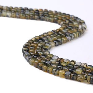 Piedras Preciosas de Ojo de Gato con Corte Brillante, Calidad 5A, Cuentas Minerales para la Fabricación de Joyas, Decoración Verde, Accesorios de 8 mm y 3 mm de Altura - Product Image 1