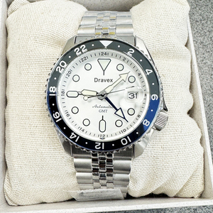 Orologio Automatico Seikot 5 GMT Sportivo Elegante, Luminoso, Impermeabile 30M, in Acciaio Inossidabile 42mm, Classico Orologio Meccanico da Uomo - Product Image 3