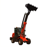TL1500 Pengiriman Cepat 1.5 Ton Mini Telescopic Wheel Front End Farm Multi Loader Eaton Bersertifikat CE Construction Backhoe Loader