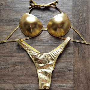 Traje de Baño Bikini de Dos Piezas con Estampado de Leopardo y Volantes en V para Niñas, Diseño 3D Personalizado, Ropa de Playa, Fabricante Directo - Product Image 3