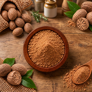Noix de muscade entière de qualité supérieure pour les mélanges d'épices, les pâtisseries, les boissons, la confiserie et la fabrication alimentaire - Product Image 2