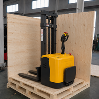 Chariot élévateur à palettes entièrement électrique, transpalette autoportant 2t, transpalette électrique 1 tonne à vendre