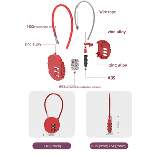 3 Chữ Số Kết Hợp Ổ Khóa Thời Tiết An Toàn Cơ Khí Nhỏ Combo Khóa Cho Các Trường Học Phòng Tập Thể Dục Locker Hành Lý An Ninh Khóa - Product Image 5
