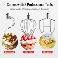 Robot pâtissier professionnel 7L, mélangeur planétaire pour fouetter la crème, pétrir la pâte, équipement de cuisine pour boulangerie