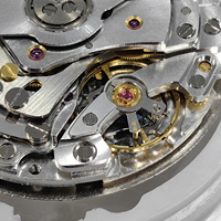Accessoires de montre de haute qualité, tout nouveau mouvement Dandong 4130 à six aiguilles avec ressort bleu