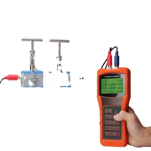 SENTEC FMU830 Medidor de flujo de líquido tipo abrazadera de mano para medir agua y aceite, medidor de flujo ultrasónico líquido portátil de salida