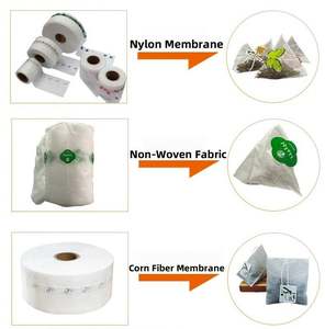 Sac intérieur triangle à ultrasons Machine d'emballage de sac extérieur préfabriqué Fleurs de rose séchées Tranches de pomme citron lavande chrysanthème - Product Image 3