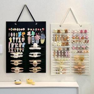 Children's Felt Hair Clip & Headband <b>Storage</b> <b>Wall</b> Rack with <b>Hanging</b> Design and Large Capacity - Product Image 2