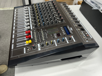 Console de mixage audio professionnelle PMX 8 canaux avec 16 effets DSP, 350 W x 2, mixeur actif, contrôleur DJ/console audio pour l'extérieur et la famille