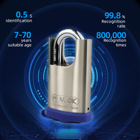 Serrure intelligente antivol pour extérieur, cadenas à empreintes digitales étanche, serrure intelligente innovante pour extérieur, étanche